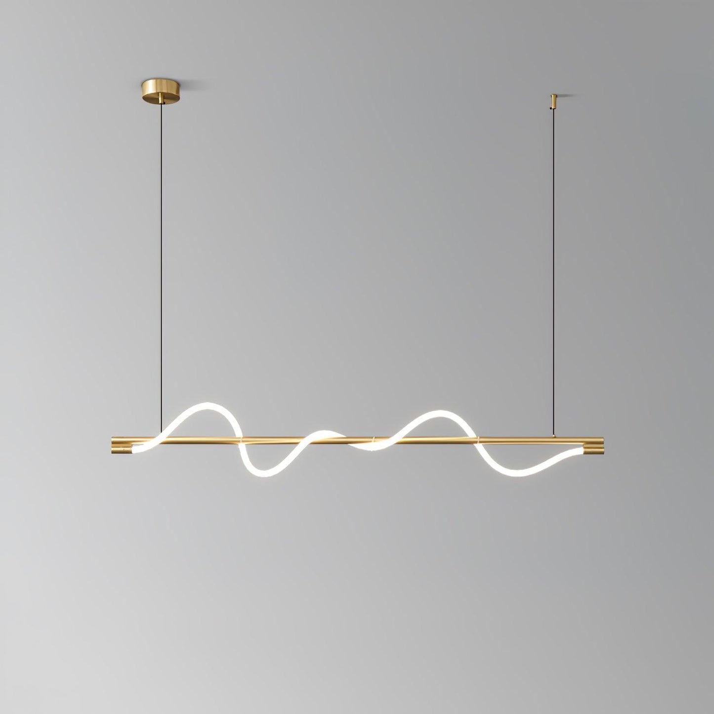 Linear Curve Island Drop light Pendant Lamp