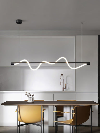 Linear Curve Island Drop light Pendant Lamp