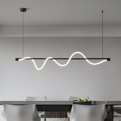 Linear Curve Island Drop light Pendant Lamp