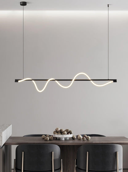 Linear Curve Island Drop light Pendant Lamp