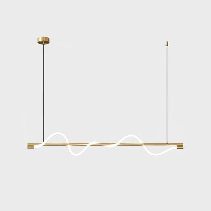 Linear Curve Island Drop light Pendant Lamp