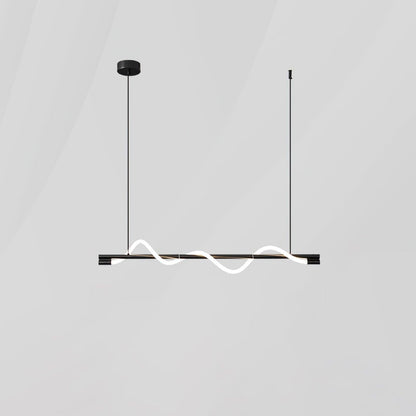 Linear Curve Island Drop light Pendant Lamp