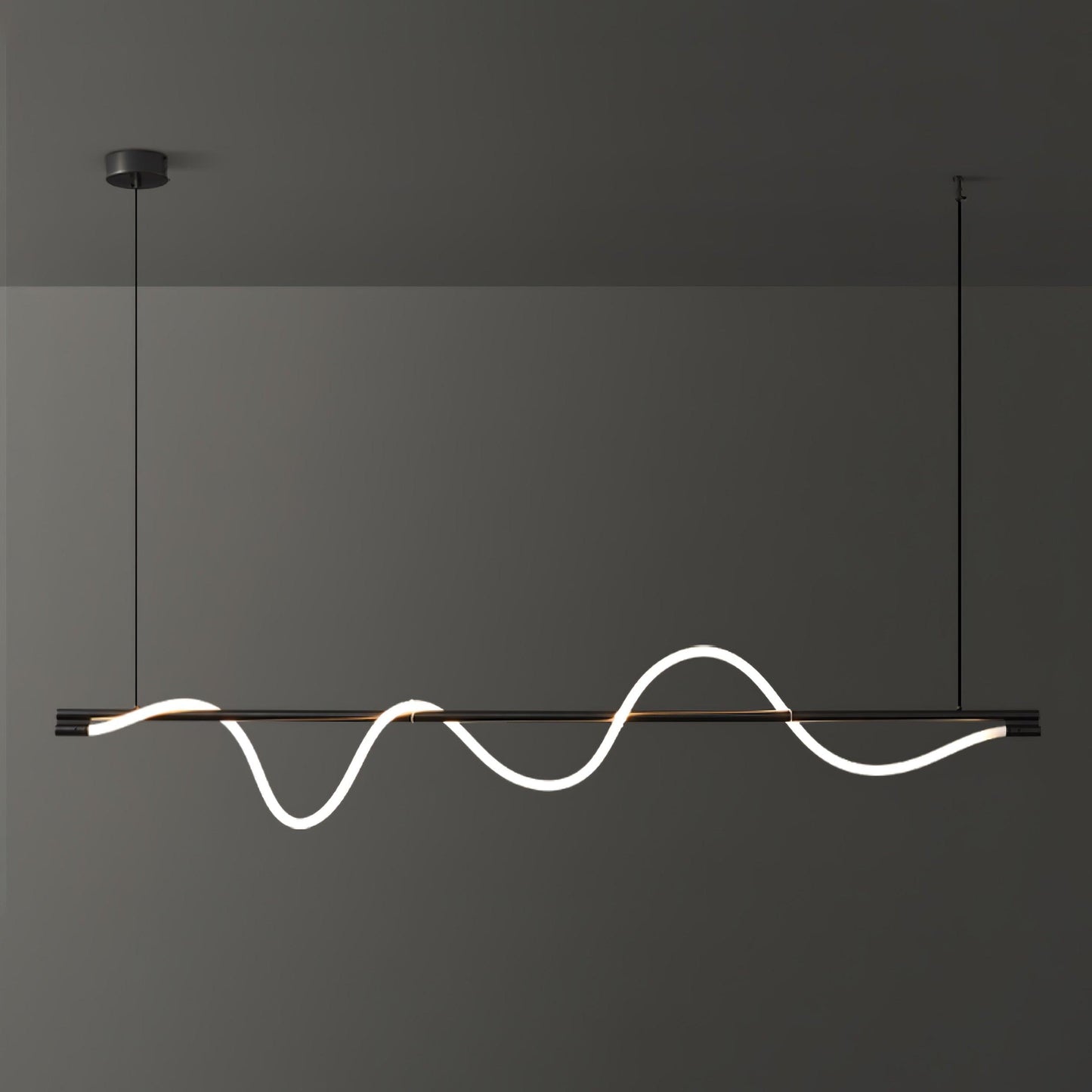 Linear Curve Island Drop light Pendant Lamp