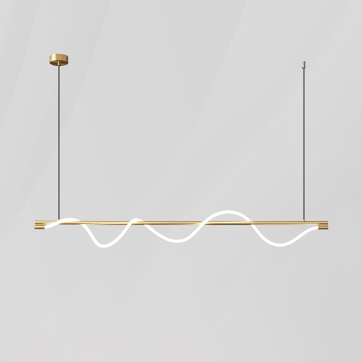 Linear Curve Island Drop light Pendant Lamp