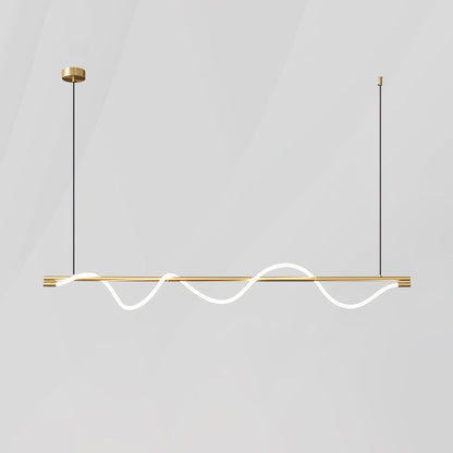 Linear Curve Island Drop light Pendant Lamp