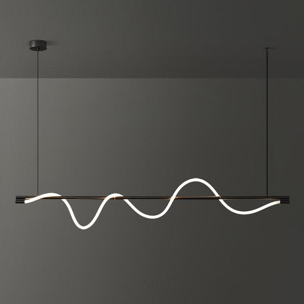 Linear Curve Island Drop light Pendant Lamp