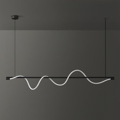 Linear Curve Island Drop light Pendant Lamp