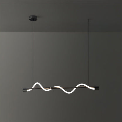 Linear Curve Island Drop light Pendant Lamp