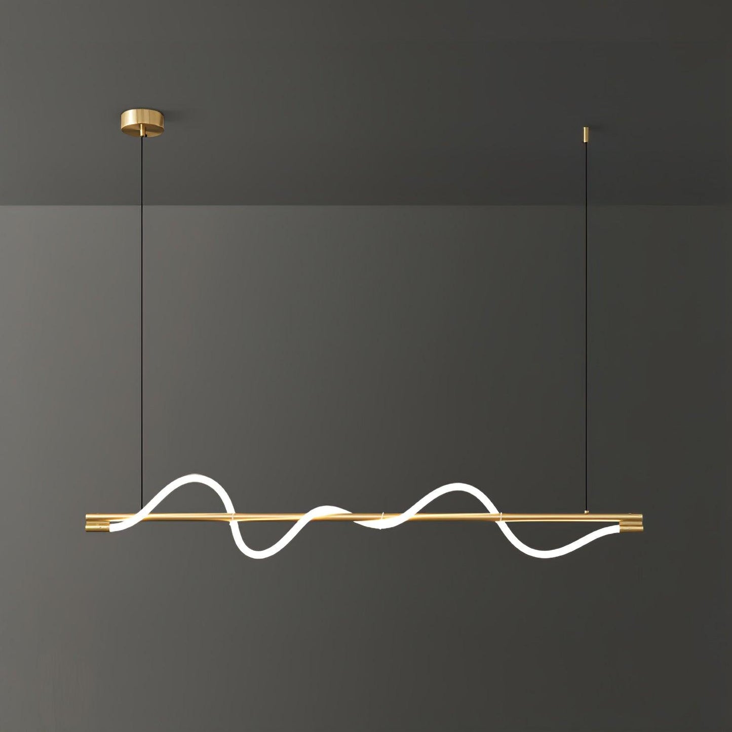 Linear Curve Island Drop light Pendant Lamp