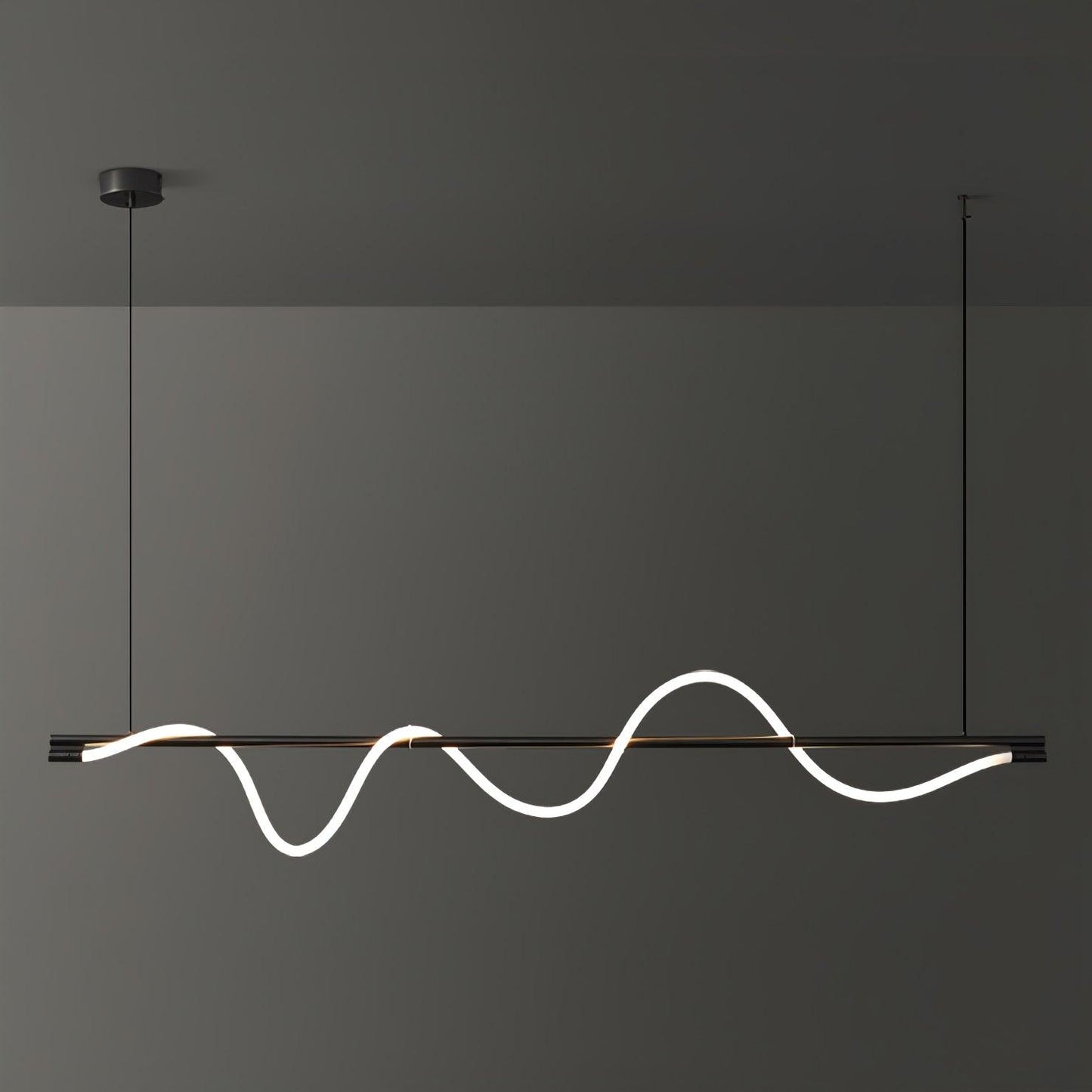 Linear Curve Island Drop light Pendant Lamp