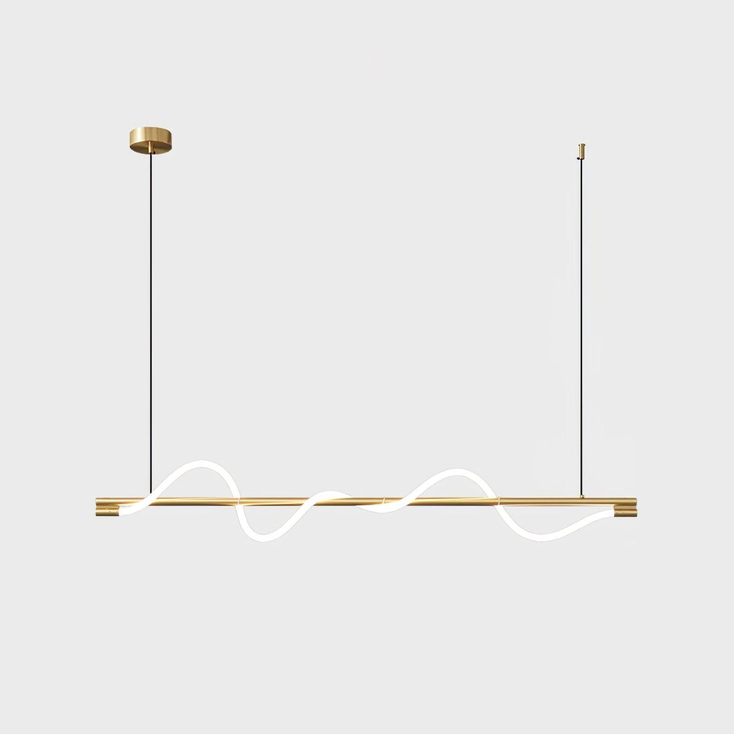 Linear Curve Island Drop light Pendant Lamp