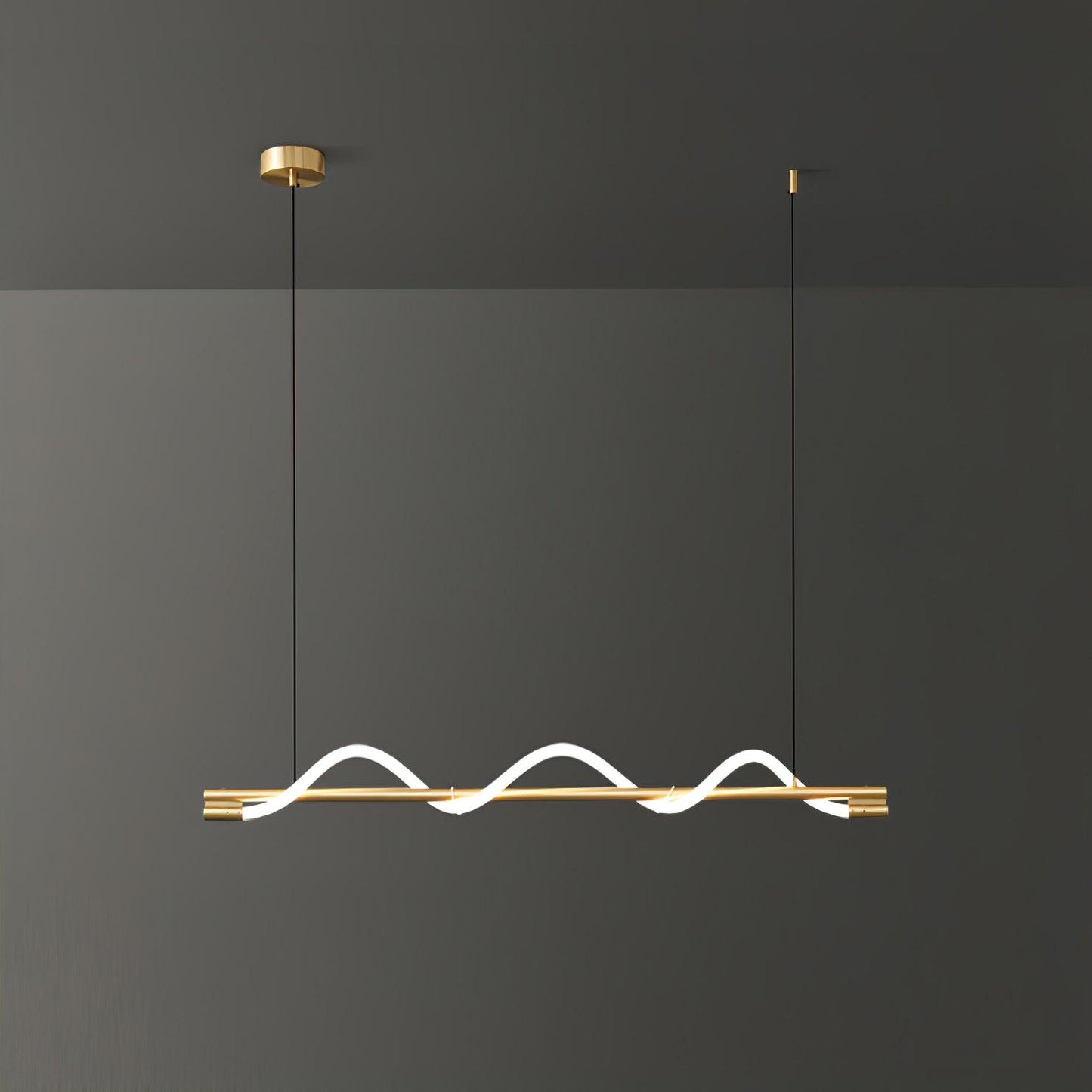 Linear Curve Island Drop light Pendant Lamp