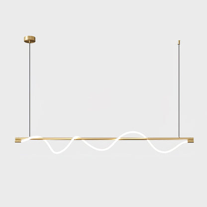 Linear Curve Island Drop light Pendant Lamp