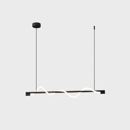 Linear Curve Island Drop light Pendant Lamp