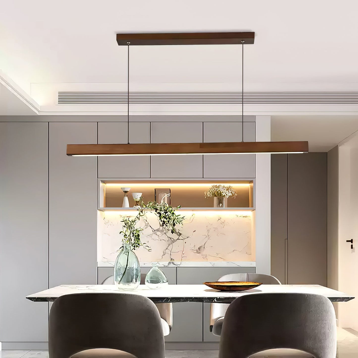 Linear Horizon Hanging light Pendant Light