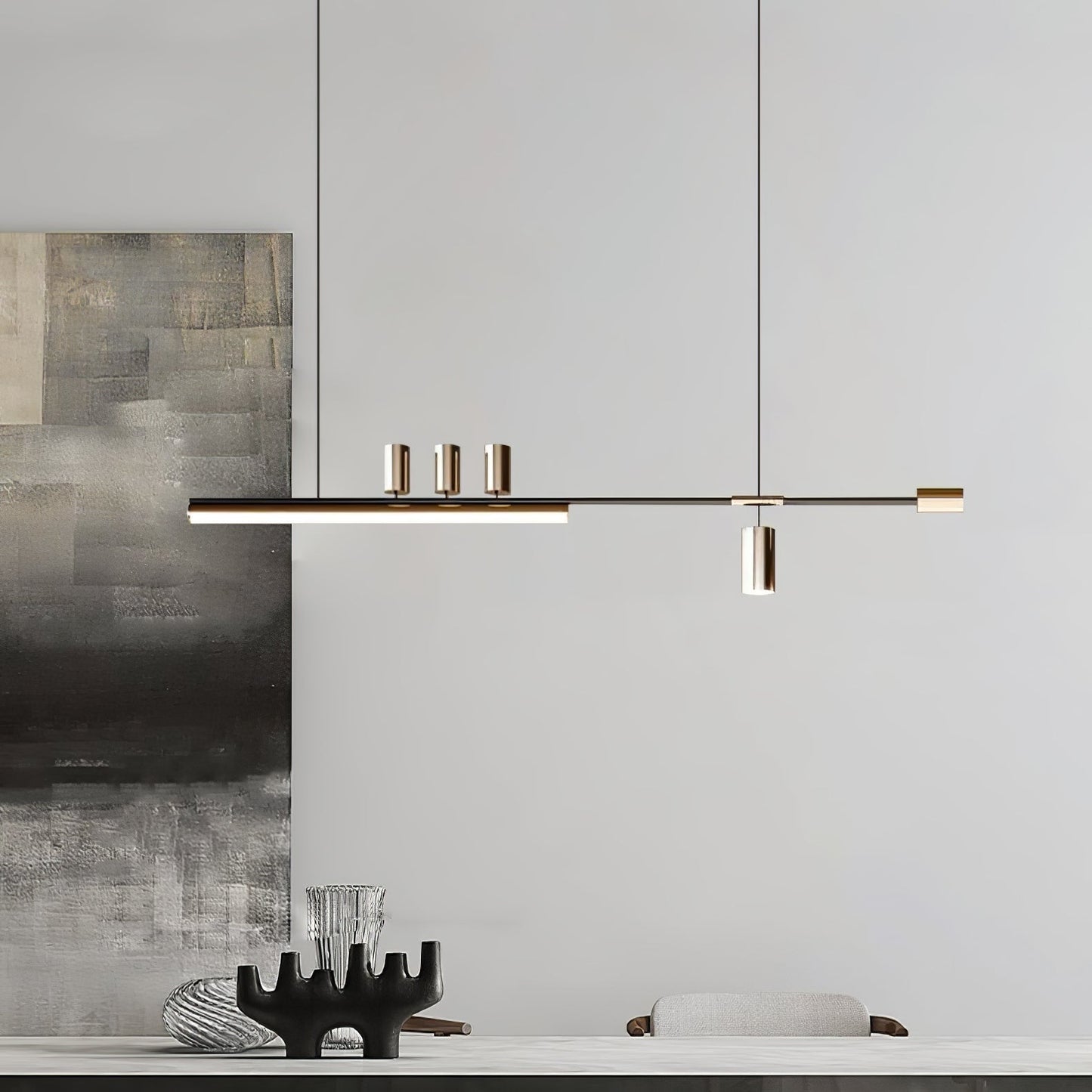 Linear Island Hanging light Pendant Lamp