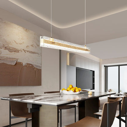 Linear Ribbon Island Houselight Pendant Light