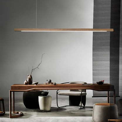 Linear Wooden Ceiling light fitting Pendant Light