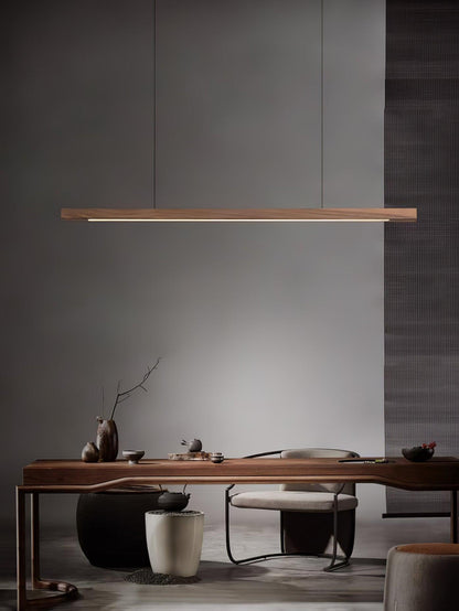 Linear Wooden Ceiling light fitting Pendant Light