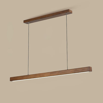 Linear Wooden Ceiling light fitting Pendant Light