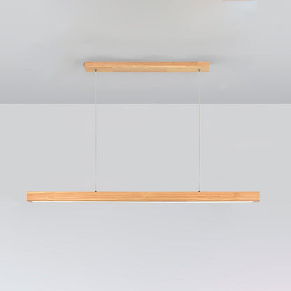 Linear Wooden Ceiling light fitting Pendant Light