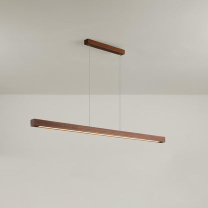 Linear Wooden Ceiling light fitting Pendant Light