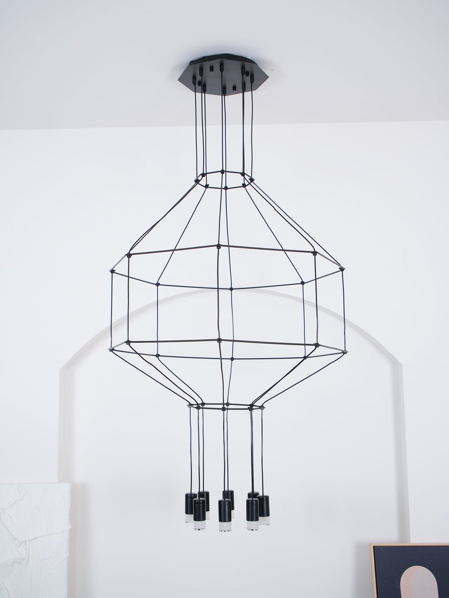 Lines Gasolier Chandelier