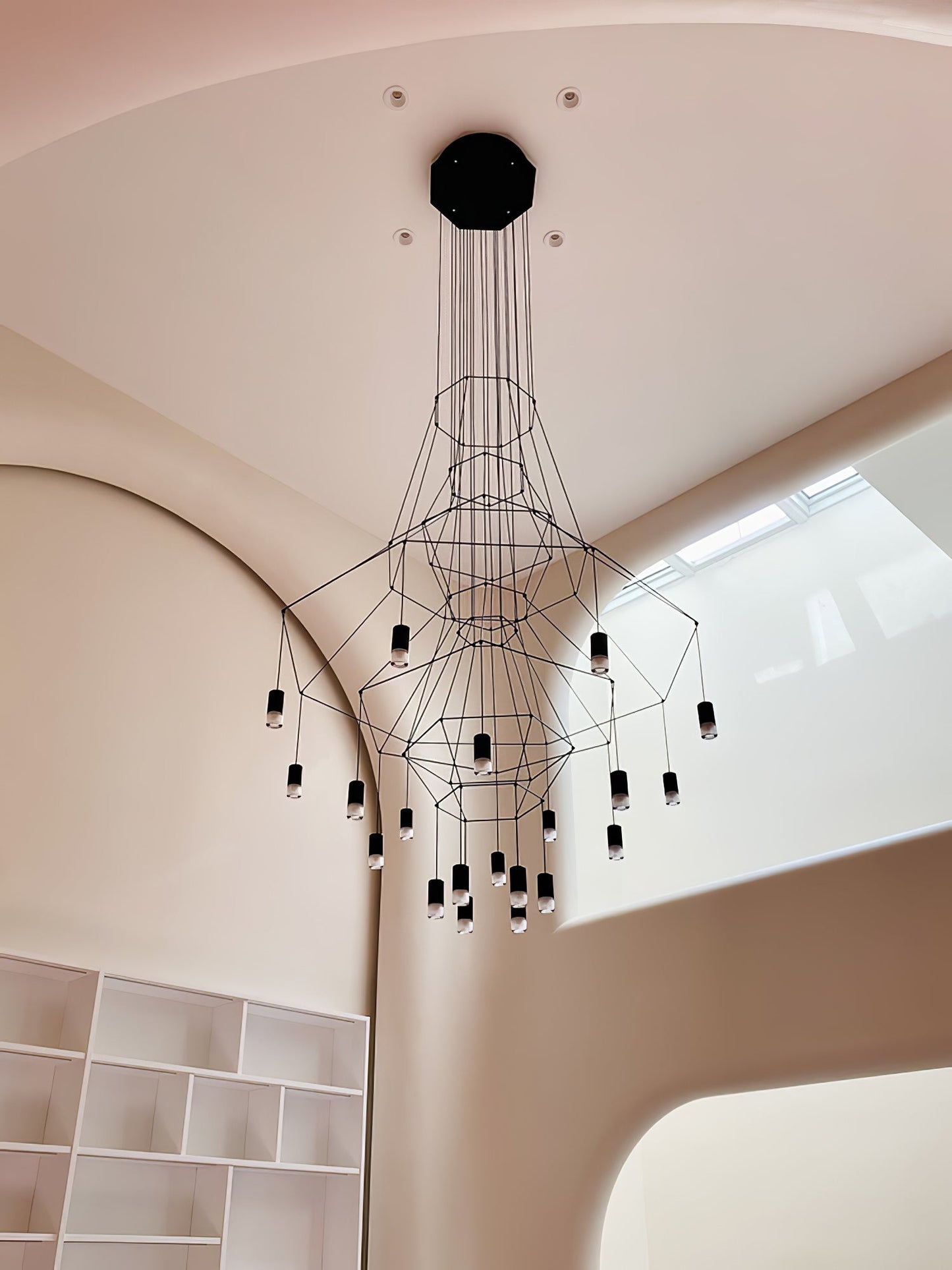 Lines Gasolier Chandelier