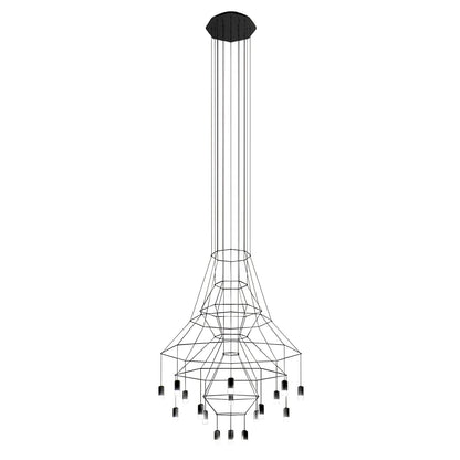 Lines Gasolier Chandelier