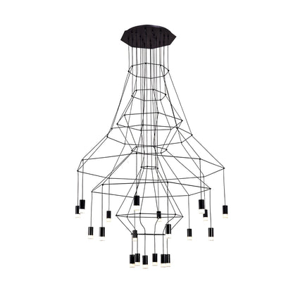 Lines Gasolier Chandelier