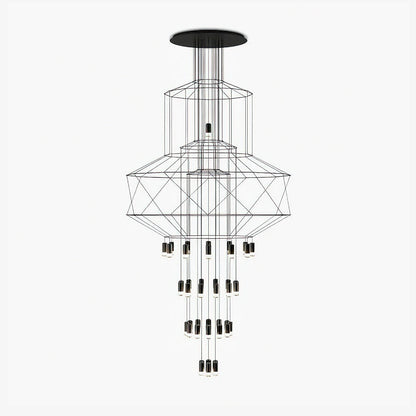 Lines Gasolier Chandelier