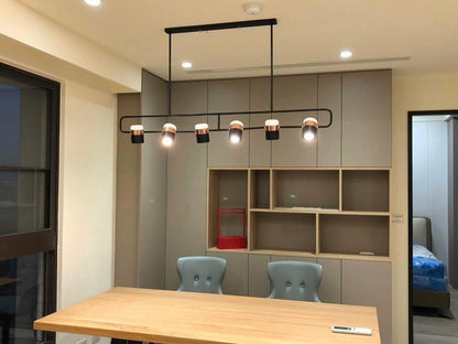 Adjustable Glass Houselight Pendant Light