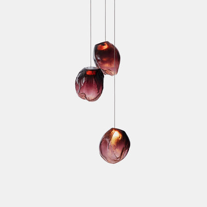 Liquid Glass Stone Hanging light Pendant Light