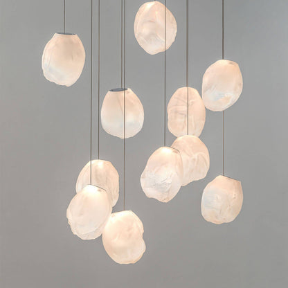 Liquid Glass Stone Hanging light Pendant Light