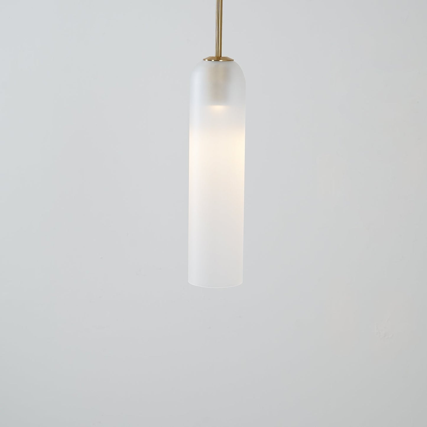 Long Tube Glass Droplight Pendant Light