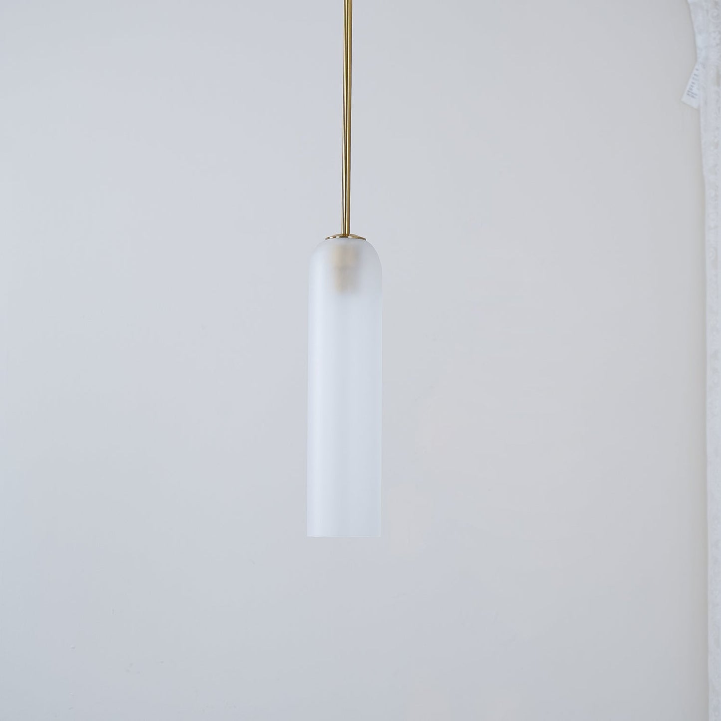 Long Tube Glass Droplight Pendant Light