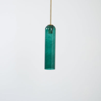 Long Tube Glass Droplight Pendant Light