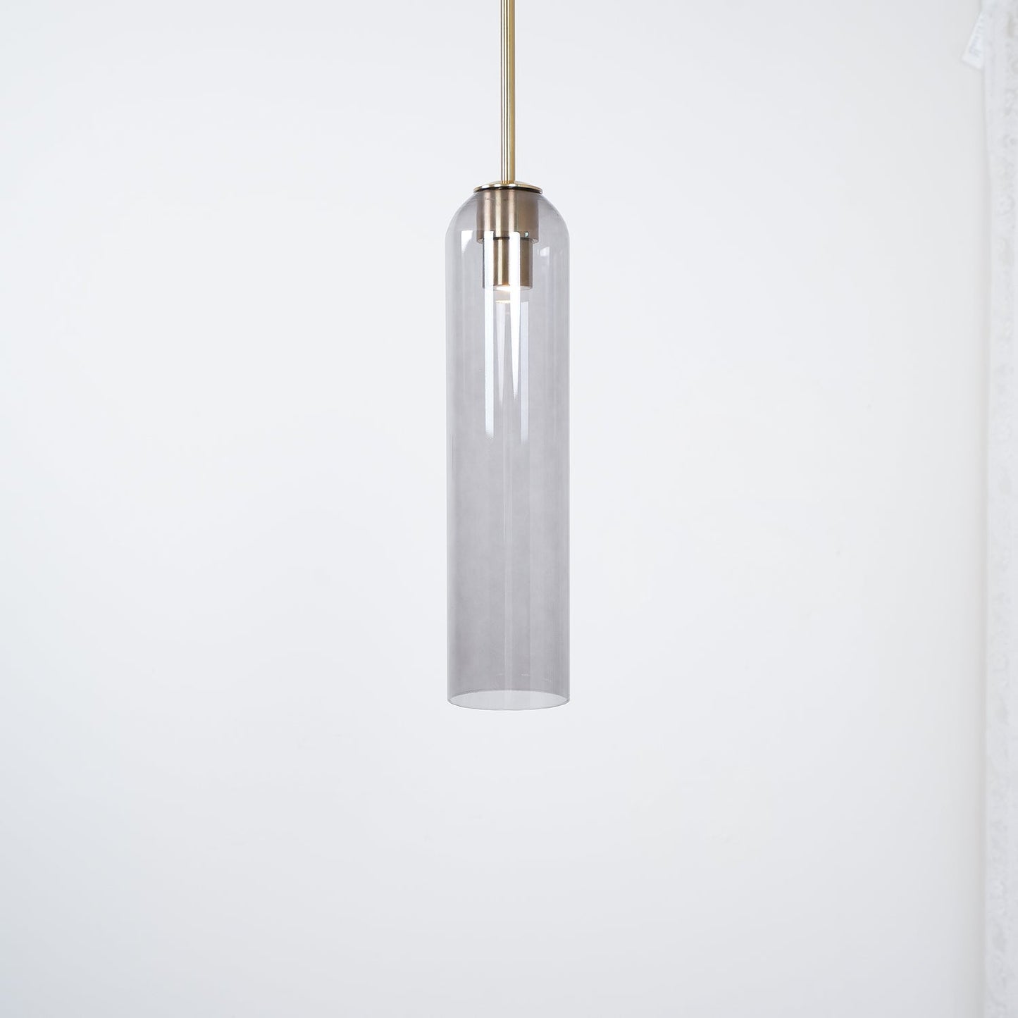 Long Tube Glass Droplight Pendant Light