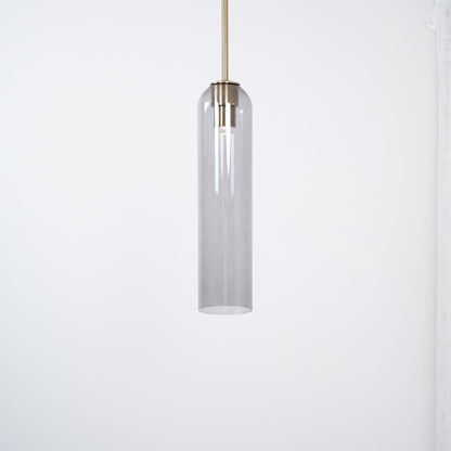 Long Tube Glass Droplight Pendant Light