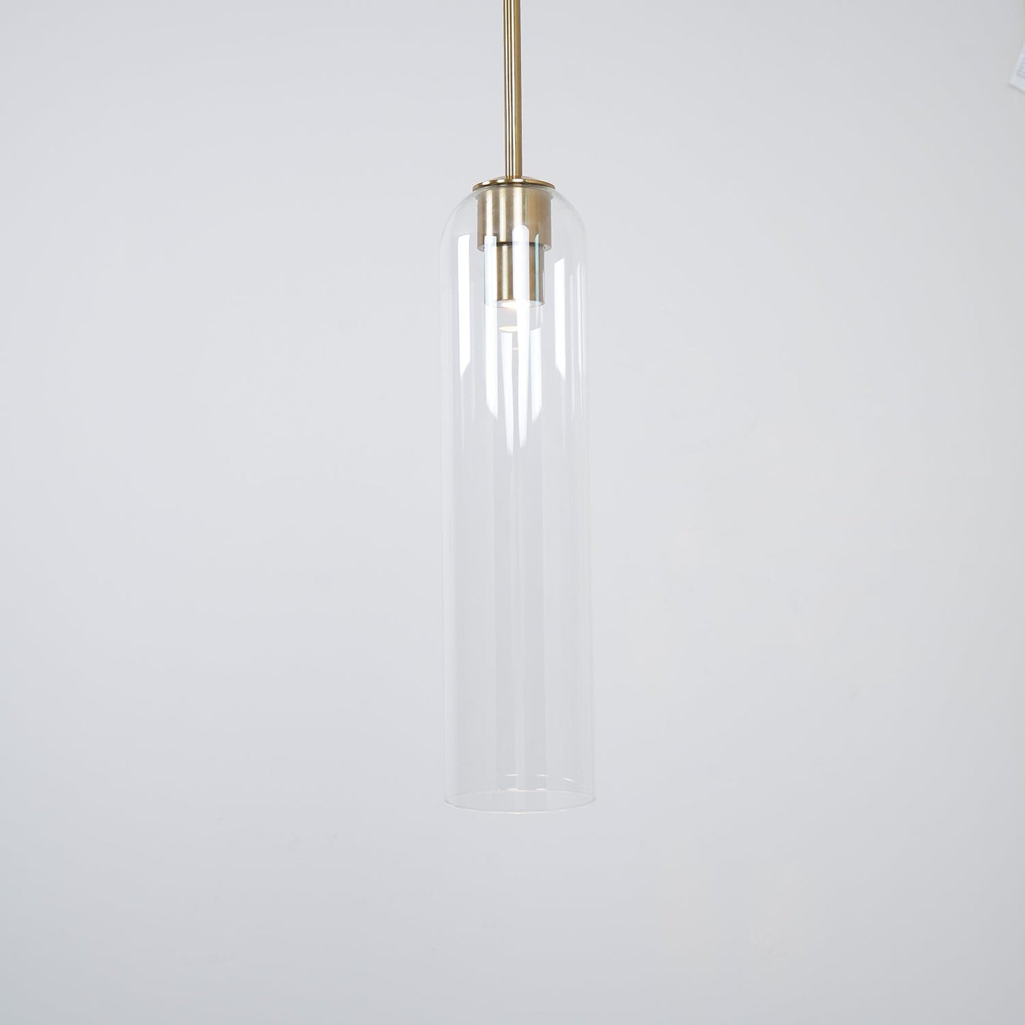 Long Tube Glass Droplight Pendant Light