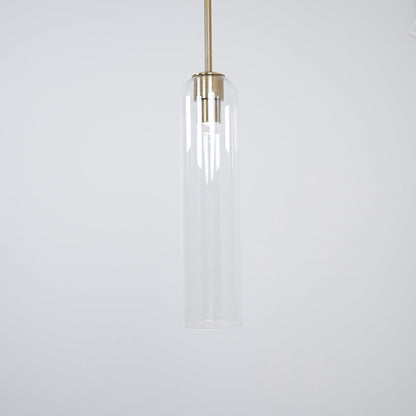 Long Tube Glass Droplight Pendant Light