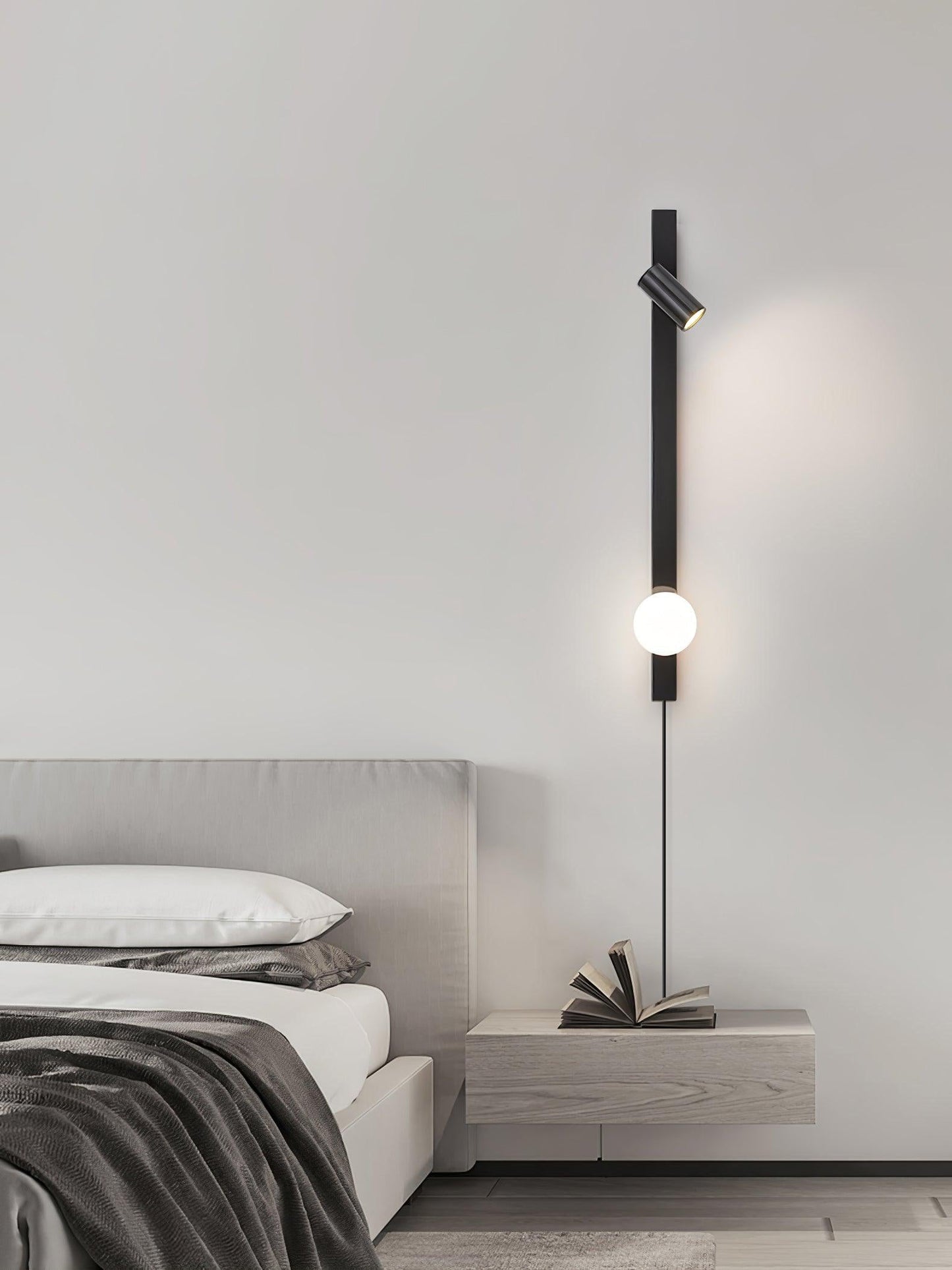 Long Arm Plug-in Sconce Wall Light