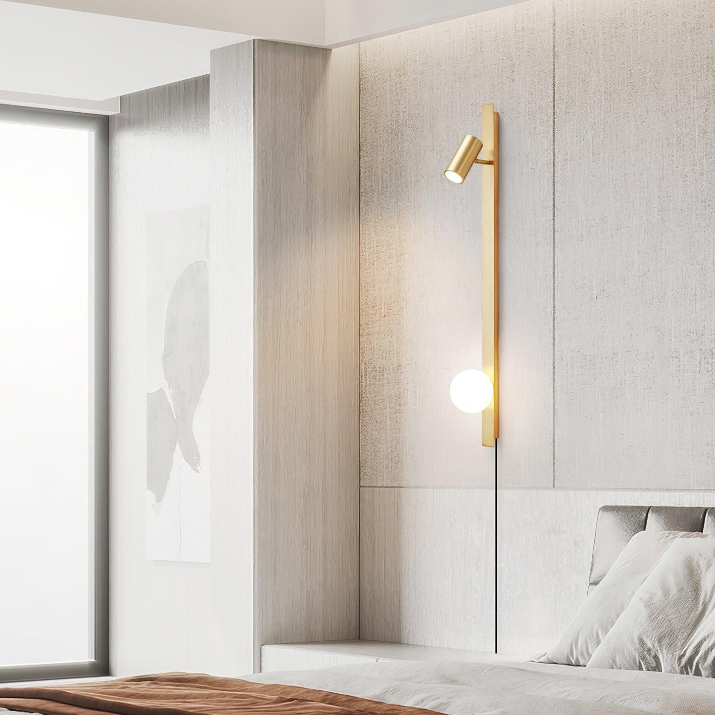 Long Arm Plug-in Sconce Wall Light