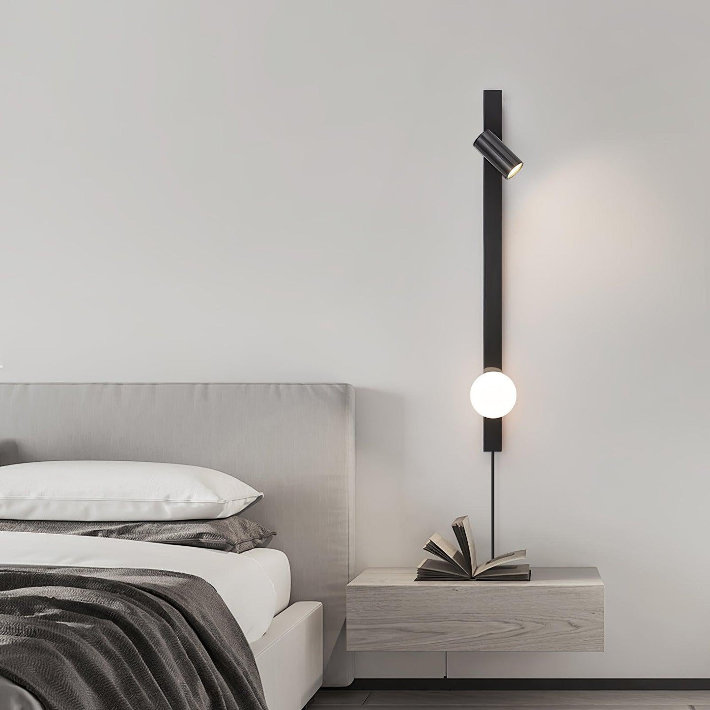 Long Arm Plug-in Sconce Wall Light