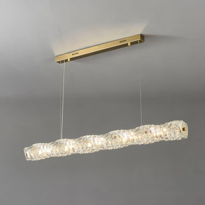 Long Crystal Droplight Pendant Lamp