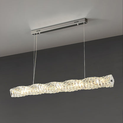 Long Crystal Droplight Pendant Lamp