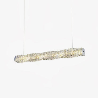 Long Crystal Droplight Pendant Lamp