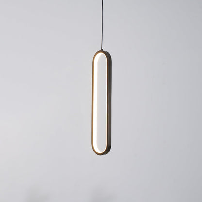 Long Oval LED Droplight Pendant Lamp