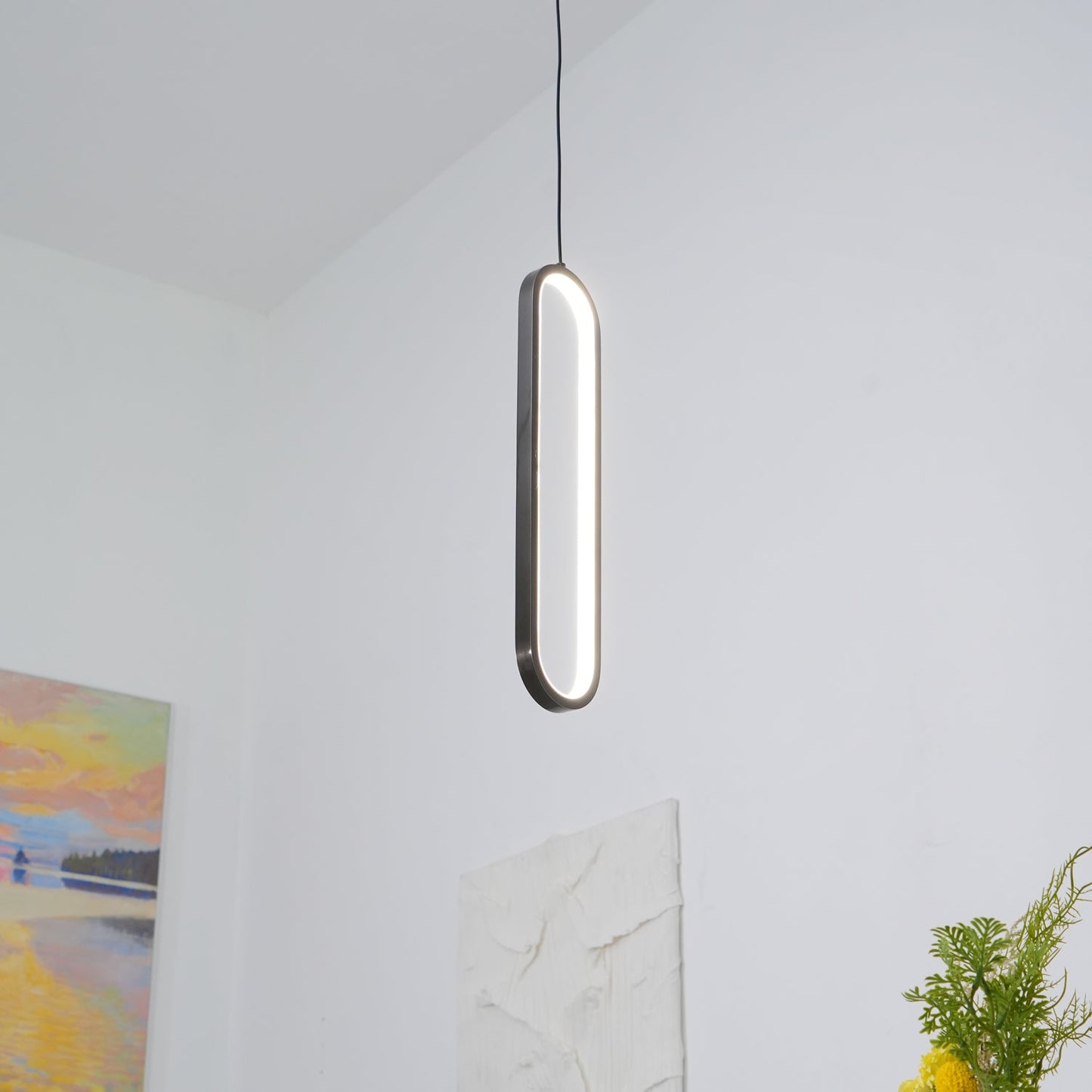 Long Oval LED Droplight Pendant Lamp