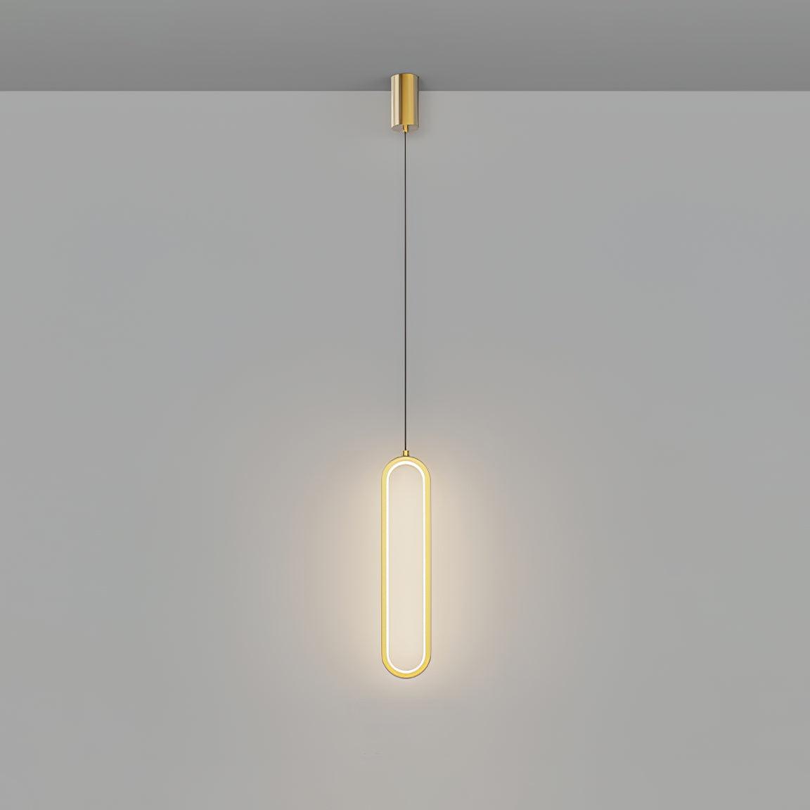 Long Oval LED Droplight Pendant Lamp